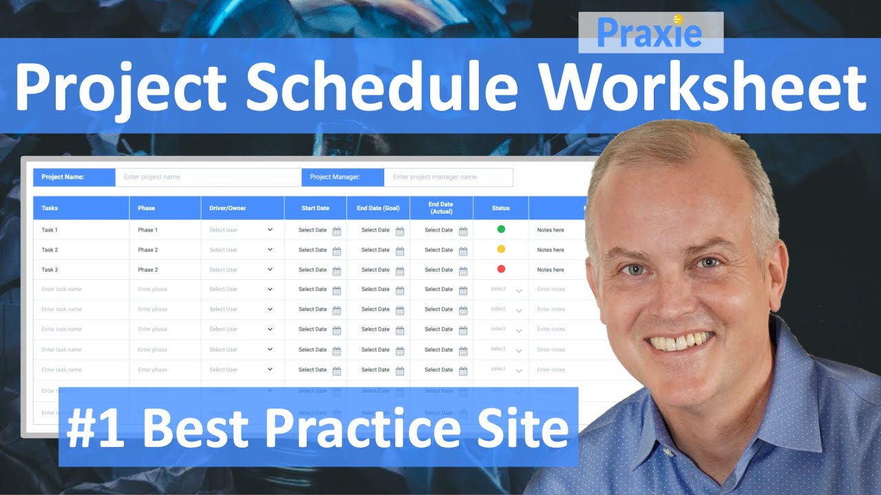 Creating A Schedule Worksheet
