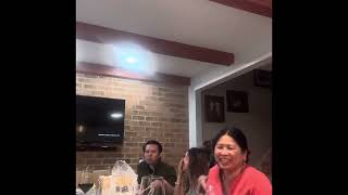 Khmer USA get together eating Cambodian meal called Sach Kor Teuk Prohoke