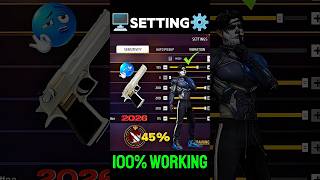 New OB54 Update Best Headshot Sensitivity 2026 🔥 100% Auto Headshot Settings