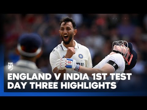 Brook stars in enthralling day! England v India 1st Test 2025 Day 3 Highlights I Fox Cricket