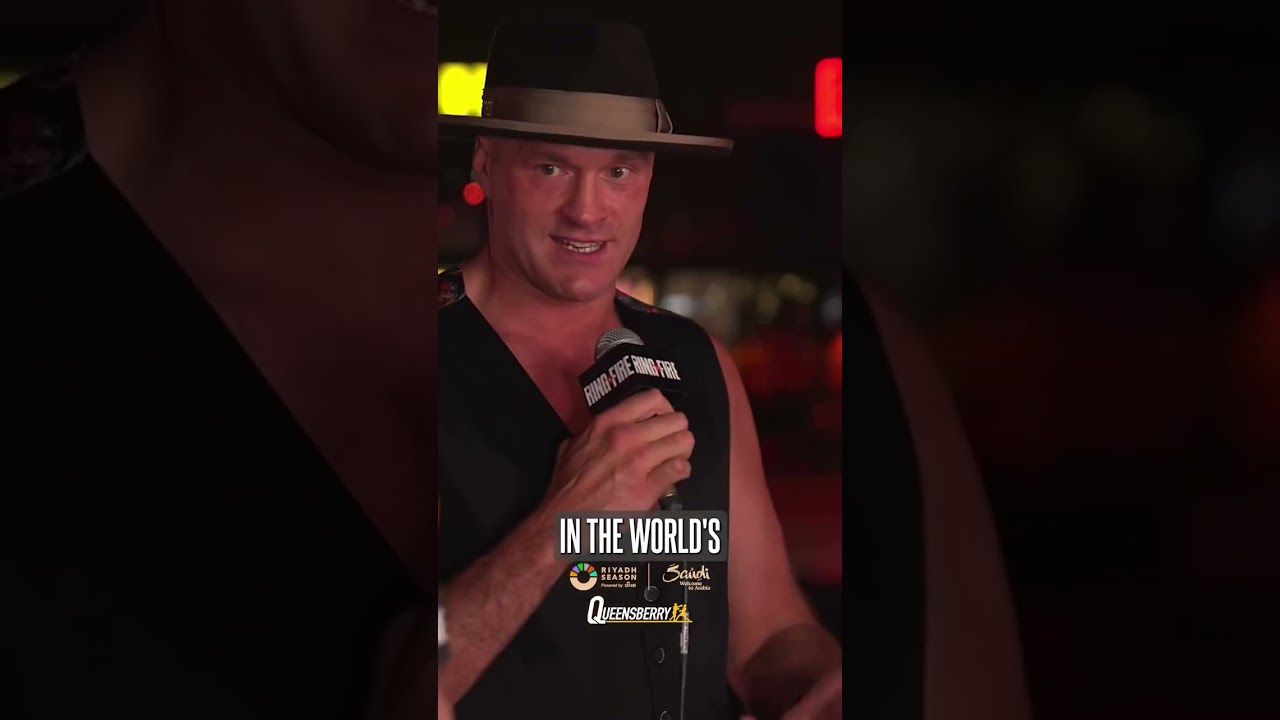 Tyson Fury is definitely ‘turned on’ by this Usyk fight 😅