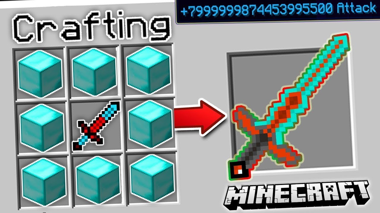 COMO TER A ESPADA MAIS PODEROSA NO MINECRAFT!! MAIS DE 10 MILHÕES DE