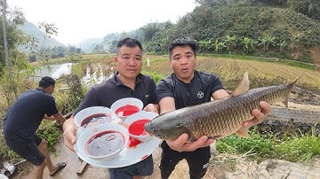 Tiết canh, gỏi cá, vịt luộc mời khách quý | Nhịp Sống Tây Bắc