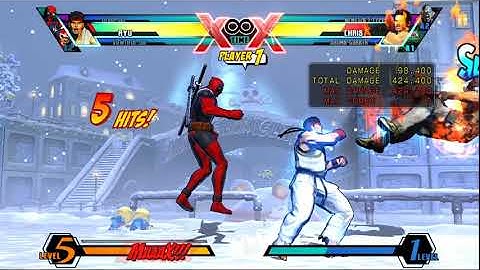 UMVC3 Ryu Challenge - Baku Hadoken