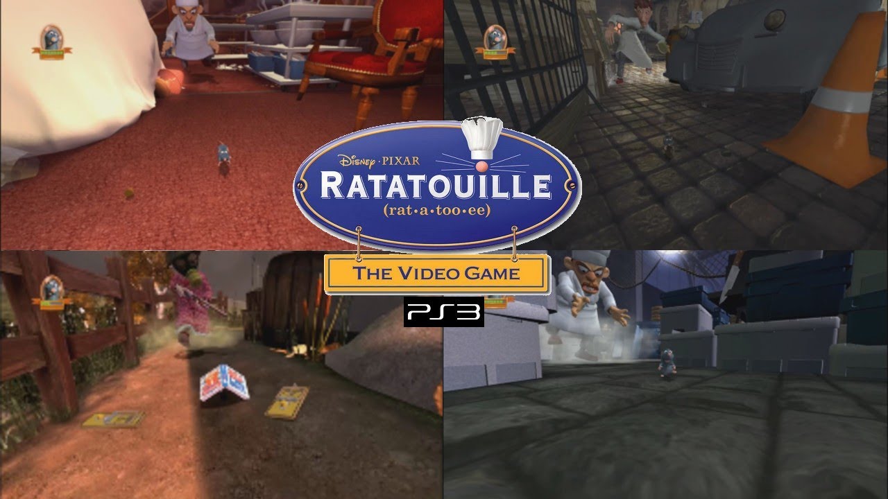 Ratatouille TODOS LOS CORRE REMY CORRE Español Ps3 HD 60 Fps