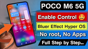 Poco M6 5g Enable Control Center Buler Features🤩 | Hyper Os 2.0 Control Buler | Poco m6 New Update