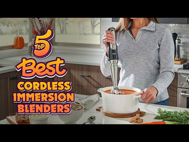 7 TOP cordless hand blenders revealed.