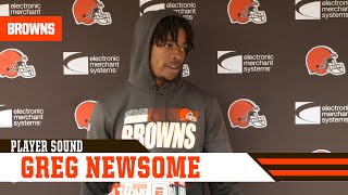 Greg Newsome: "We are definitely heading in the right direction"