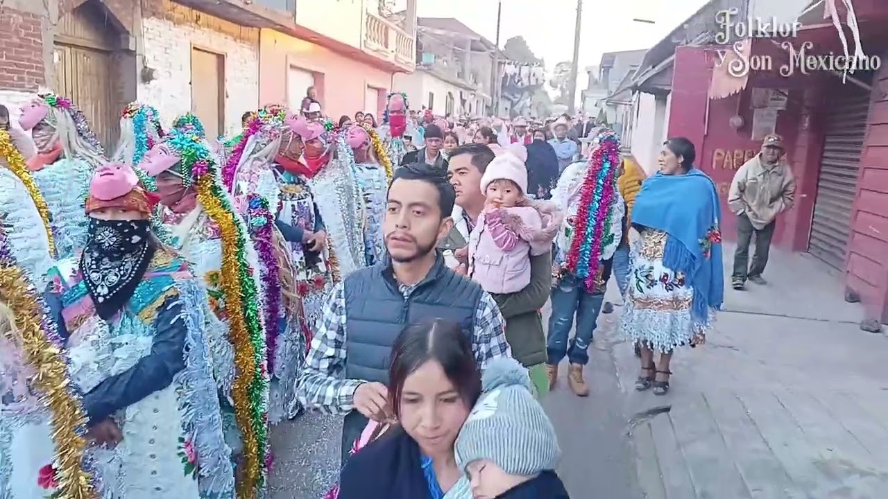 Angahuan Michoacán Fiestas de Enero Procesión 2025