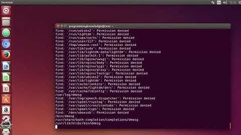 Ubuntu Lesson 29:  Find Command - Tutorial For Beginners