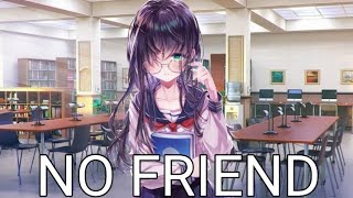 [Nightcore]Cadmium - No Friends (feat. Rosendale) Lyrics Resimi