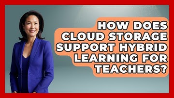 How Does Cloud Storage Support Hybrid Learning For Teachers? - Teacher Tech Toolbox