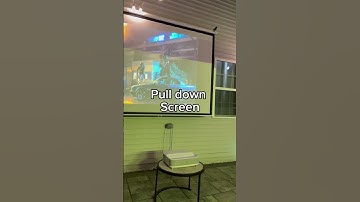 100INCH Manual Pull Down White Projector Screen 16:9 1.2 Gain Retractable Auto-Locking 4K 8K #ad