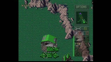 Red Alert Retaliation   PS1  gameplay XRGB