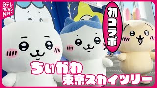 【初コラボ】『ちいかわ』と『東京スカイツリー』　地上450ｍで限定ちいかわと写真撮影