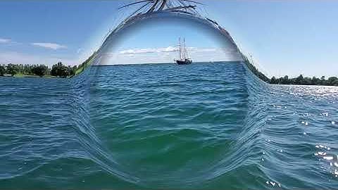 Shellback dinghy "Jackrabbit" visits a ship