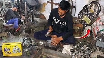 Meaningful visit of a Padlocks Factory | How Padlock Locks Are Made #viralvideo #diy #1million