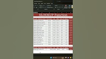 Advanced XLOOKUP Formula in Excel #excel #exceltips #exceltutorial #shorts #msexcel #microsoftexcel