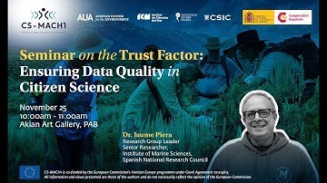The Trust Factor. Ensuring Data Quality in Citizen Science