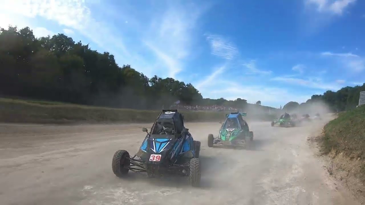 Crash Finale Nationale Kart-Cross Open 2025 / Finale A / Marcilly Le Hayer-Villadin