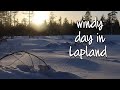 Windy day in lapland