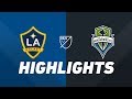 LA Galaxy vs. Seattle Sounders FC | HIGHLIGHTS - August 17, 2019