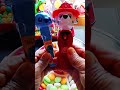 ASMR SATISFYING🌈TWO TOYS RED PAW PATROL POP PALS | STITCH TOP UPS LOLLIPOP | CANDIES PLATTER #shorts