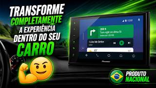 CENTRAL MULTIMÍDIA PIONEER 8" COM CARPLAY, ANDROID AUTO, TV DIGITAL E GPS!