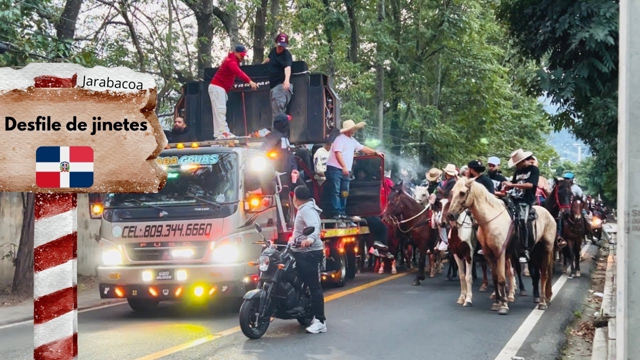 La tradicional Cabalgata la mañanita en Jarabacoa 