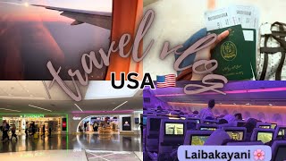 Going to USA 🇺🇸 TRAVELING VLOG😍|laiba KAYANI