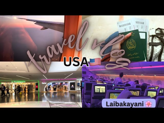 Going to USA 🇺🇸 TRAVELING VLOG😍|laiba KAYANI class=