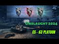 Onslaught 2024  cs63 platoon  world of tanks