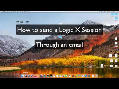 How to send a Logic X session in an email.