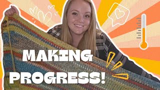 A MUCH requested temperature blanket update! *progress and future plans* by Kristen Crochets 541 views 1 month ago 16 minutes