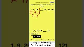 Missing Number Logical Reasoning Short Tricks in hindi | RRB, SSC, SSGD, NSO ssccgl ssc sscchsl