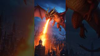 You Won’t Believe This Dragon Fly 🐉 in Magical City 🌆✨#Shorts#AIedit
