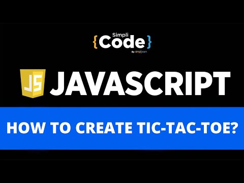JavaScript Game Tutorial - Create Tic Tac Toe In JavaScript | JavaScript Tutorial 2023 | SimpliCode