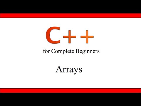C++Tutorial for Beginners 20 - Arrays