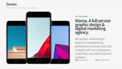 Warna Slides - PowerPoint Template 2020