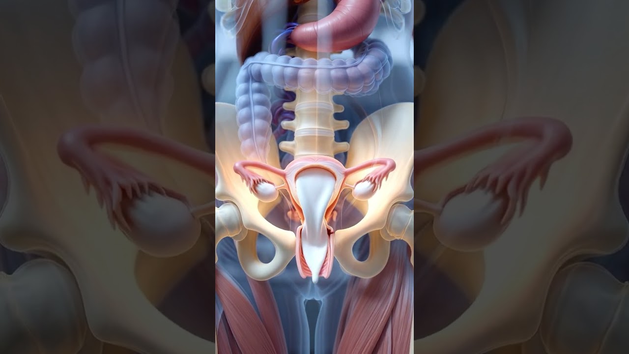 Female Period Cycle #animation #pregnant #baby