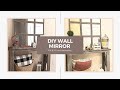 DIY Farmouse multi panels mirror / Espejo estilo farmhouse