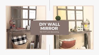 Diy Farmouse Multi Panels Mirror Espejo Estilo Farmhouse