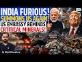 INDIA Summons US Envoy Again - Strong Warning Issued! US Plays Critical Minerals Card! | Kinjal