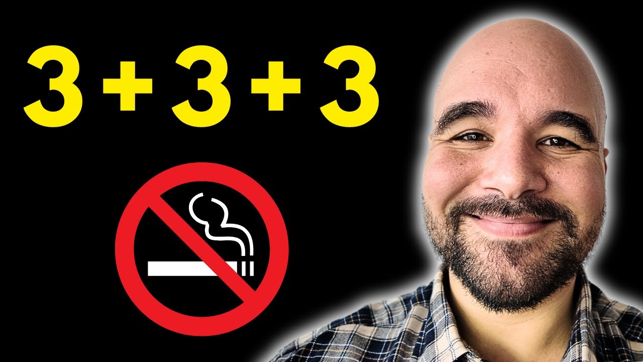 ✅ ¿Qué es la Regla 3-3-3? 🚭 El Secreto para Dejar de Fumar
