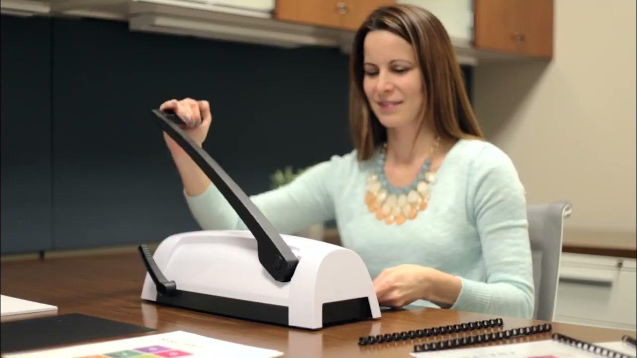 Fellowes Starlet 2+ A4 Manual Comb Binding Machine YouTube