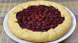 Cherry galette recipe | How to make galette