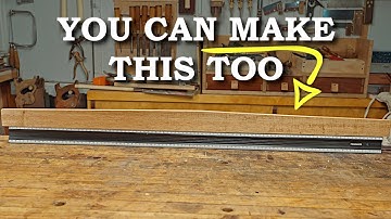 How to Make a Wooden Straight Edge