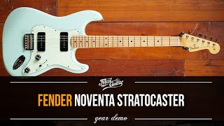 A very special Strat! The Fender Noventa Stratocaster with P90 pickups!