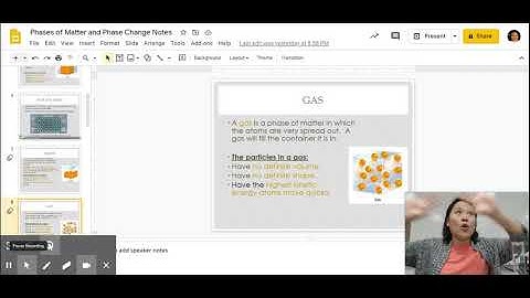 Phases of Matter and Phase Change Notes   Google Slides