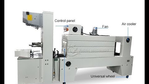 Automatic film shrink wrapping machine Liquid Cleaner Double Pack Continuous Side Sealer Shrink Wrap